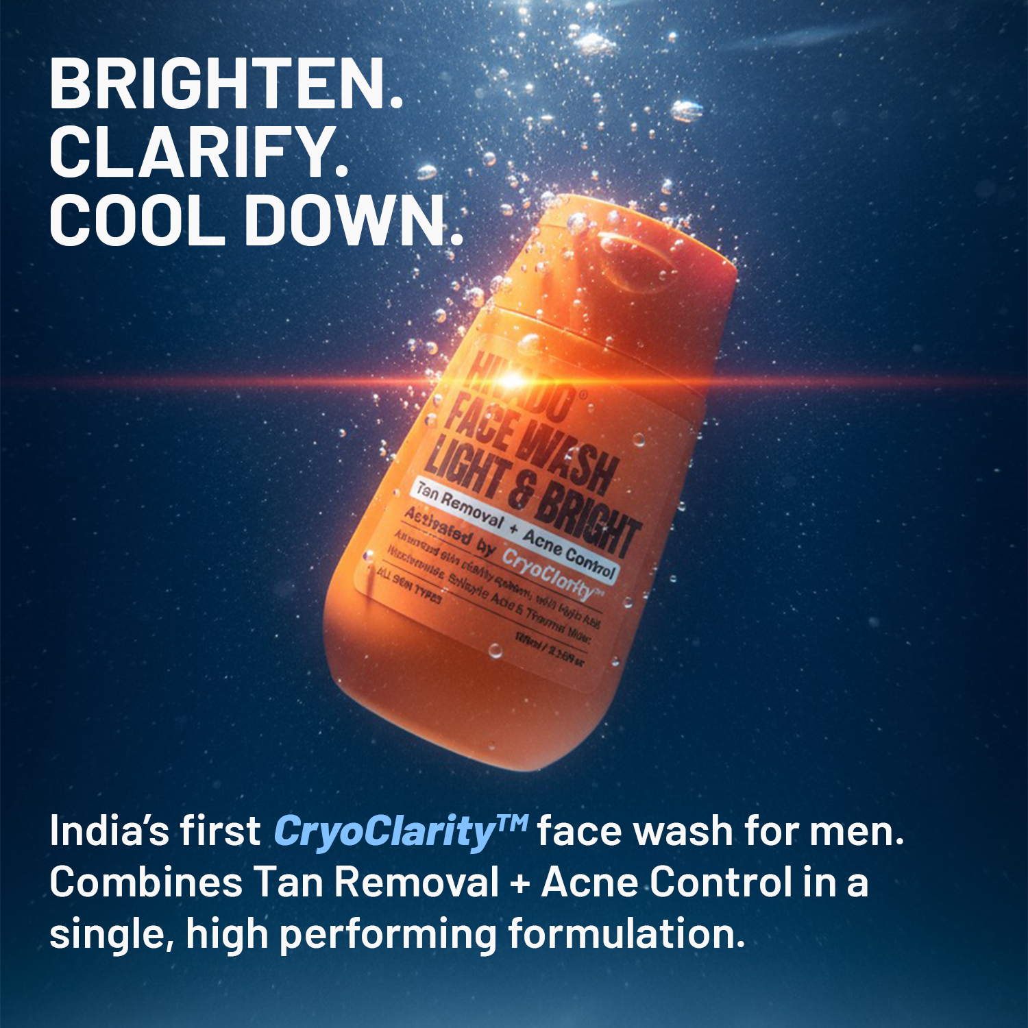 Hivado Light & Bright Face Wash 100ml