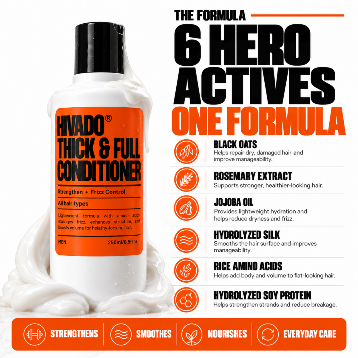 Hivado Thick and Full Conditioner for Men 250 ml