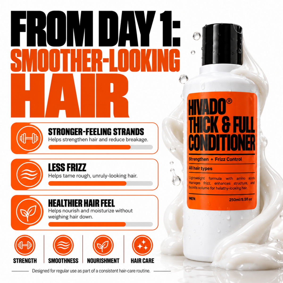 Hivado Thick and Full Conditioner for Men 250 ml