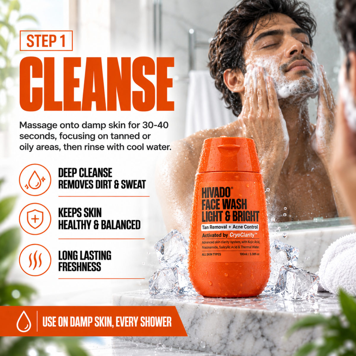 One shower Reset Trio