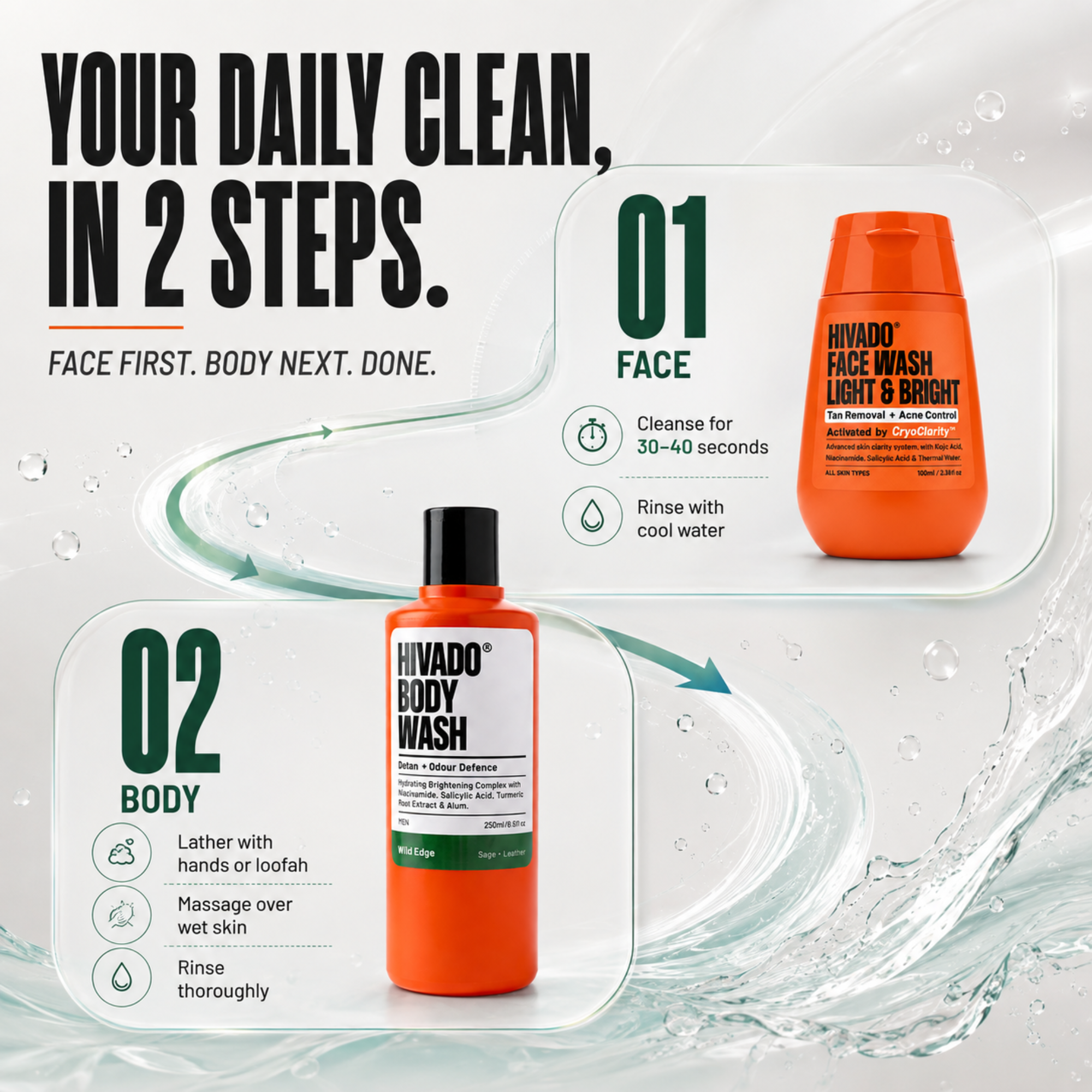 Hivado Daily Clean Duo